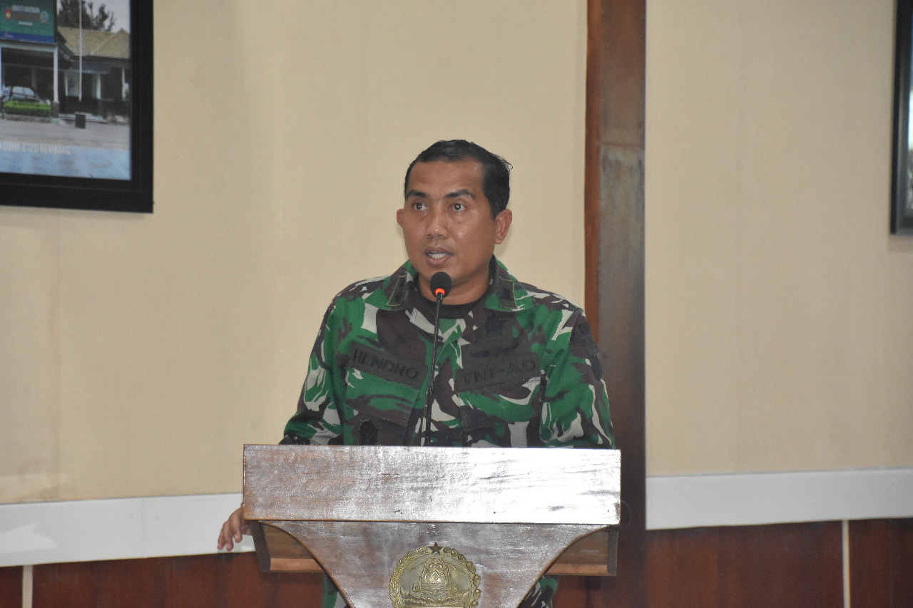 Danrem 073/MKT Kolonel Inf Ari Yulianto, S.I.P Terima Paparan Para Kasi Serta Kasrem 